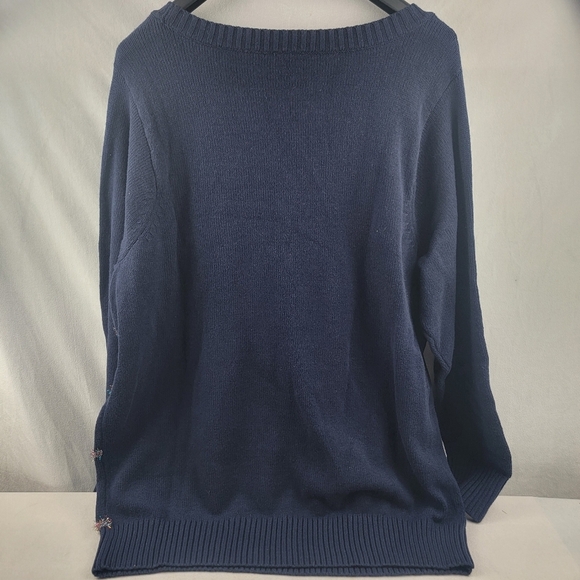 NWT Torrid tinsel stripe holiday sweater in size 3 (3XL) - Picture 6 of 7